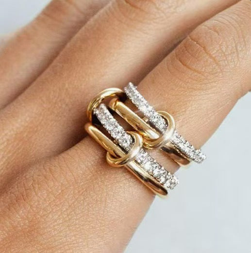 Celestia Diamond Stack Ring